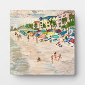 Plaque Photo "Fort Myer's Beach" Floride Easel (Devant)