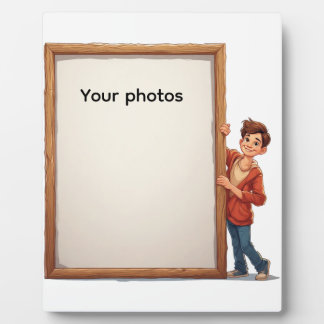 Plaque Photo Fotoframe-Design mit Jungen - Heb deinen Moment