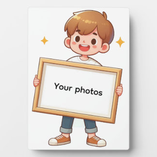 Plaque Photo Fotoframe-Design mit Jungen - Heb deinen Moment