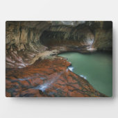 Plaque Photo Fourche gauche | Parc national de Zion, Utah (Devant)