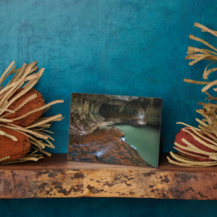 Plaque Photo Fourche gauche   Parc national de Zion, Utah