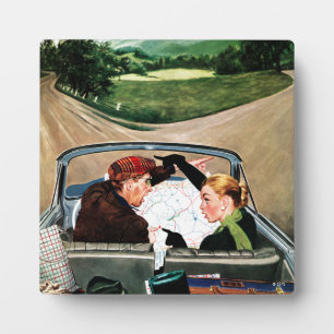 Plaque Photo Fourche sur la route