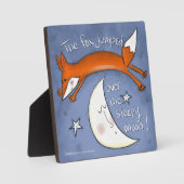 Plaque Photo Fox frappe sur la lune (Recto)