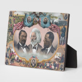 Plaque Photo Fr3d3rick Bailey Douglass avec Black Abolitionnist (Côté)