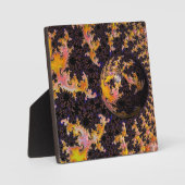 Plaque Photo Fractal Firestorm Sphere (Recto)