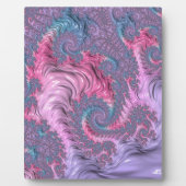 Plaque Photo Fractale Pastel (Devant)