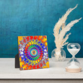 Plaque Photo Fractale psychédélique (Insitu)