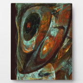 Plaque Photo Fractionner l'art Abstrait (Devant)