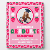 Plaque Photo Fraise 2025 Graduate Photo Graduation (Devant)