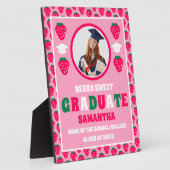 Plaque Photo Fraise 2025 Graduate Photo Graduation (Côté)