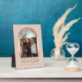 Plaque Photo Frame Arc moderne élégante Soeurs garde-photo (Côté)