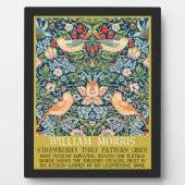 Plaque Photo Frameur de fraises - Conception de William Morris (Devant)