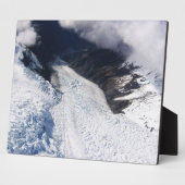 Plaque Photo Franz Josef Glacier Vue aérienne, Nouvelle-Zélande (Côté)