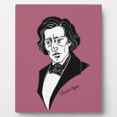 Plaque Photo Frederic Chopin (Devant)