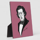 Plaque Photo Frederic Chopin (Côté)