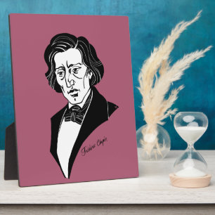 Plaque Photo Frederic Chopin