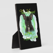 Plaque Photo French Bulldog Dog (Côté)