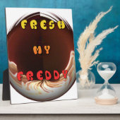 Plaque Photo Fresh My Freddy Art Print (Côté)