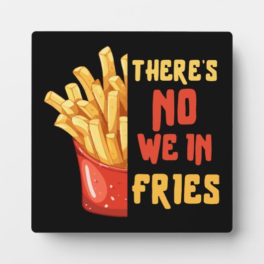 Plaque Photo frites (Devant)