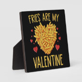Plaque Photo Frites Sont Mon Valentin (Recto)
