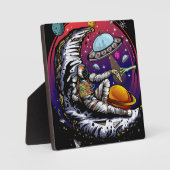 Plaque Photo Fromage Space Moon (Recto)