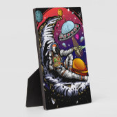 Plaque Photo Fromage Space Moon (Côté)