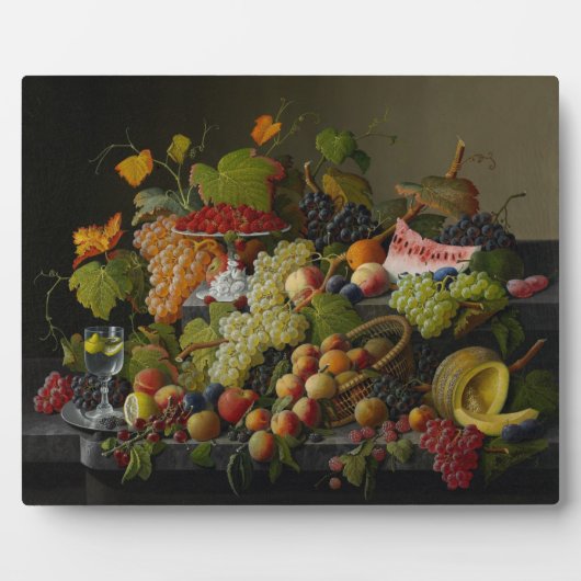 Plaque Photo Fruit abondant, 1858 (huile sur toile) (Devant)