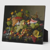 Plaque Photo Fruit abondant, 1858 (huile sur toile) (Côté)