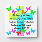 PLAQUE PHOTO FRUIT CHRÉTIEN DE L'ESPRIT (Devant)