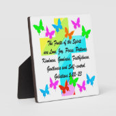 PLAQUE PHOTO FRUIT CHRÉTIEN DE L'ESPRIT (Recto)