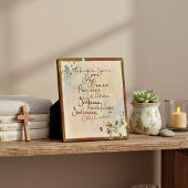 Plaque Photo Fruit de l'Esprit