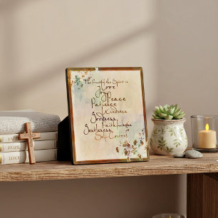 Plaque Photo Fruit de l'Esprit