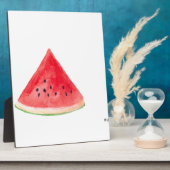 Plaque Photo Fruit de pastèque juteux (Côté)