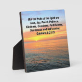 PLAQUE PHOTO FRUIT GALATIEN DE LA BIBLE SPIRITE VERSE (Recto)