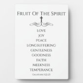Plaque Photo Fruit simple de l'Esprit Galates 5 (Devant)