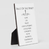 Plaque Photo Fruit simple de l'Esprit Galates 5 (Côté)