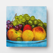 Plaque Photo Fruits d'été (Devant)