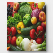 PLAQUE PHOTO FRUITS ET LÉGUMES (Devant)