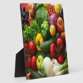 PLAQUE PHOTO FRUITS ET LÉGUMES (Côté)