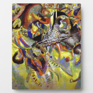 Plaque Photo Fugue peinture Abstraite par Kandinsky