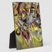 Plaque Photo Fugue peinture Abstraite par Kandinsky (Côté)