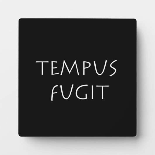Plaque Photo Fumgit Tempus (Devant)