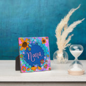 Plaque Photo Fun Floral Daisies Nana Inspirivity (Insitu)
