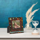 Plaque Photo Fun Folk Floral mignon Photo Customisé message d'a (Insitu)