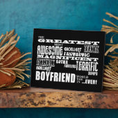 Plaque Photo Fun Gifts for Boyfriends : Greatest Boyfriend (Côté)