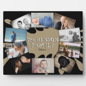 Plaque Photo Fun moderne Yearly Family Keepsaké photo Collage (Devant)