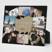 Plaque Photo Fun moderne Yearly Family Keepsaké photo Collage (Côté)