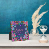 Plaque Photo Fun Rose Floral Choisi Easel Inspirivity (Insitu)