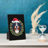 Plaque Photo Funny Christmas Bernese Mountain Dog Tank Top (Côté)