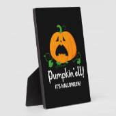 Plaque Photo Funny Citrouille 2023 - Citrouille'ell ! C'est Hal (Côté)